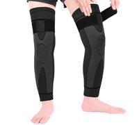 Adiwo Manicotti a Compressione a Gamba Intera, Calze Compressione, Manicotti Gambe Ciclismo Antiscivolo, per Sport, Corsa, Fitness, Calcio, Ciclismo Adatto a Tutte le Stagioni