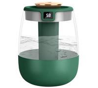 Adiwo Umidificatore Ambiente, 600ML Umidificatore Ambiente Bambini, 30dB Silenzioso 18H di Durata, Mini Umidificator Piante con Luce LED, Spegnimento Automatico in Assenza di Acqua(Verde)
