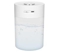 Adiwo Umidificatore Ambiente, 600ML Umidificatore Ambiente Bambini, 30dB Silenzioso 18H di Durata, Mini Umidificato Piante con Luce LED, Spegnimento Automatico in Assenza di Acqua
