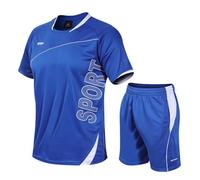 Adixun Set di abbigliamento coordinato per ragazzi, kit da calcio per bambini, set di magliette e pantaloncini sportivi da calcio per bambini, set di abbigliamento da palestra, tennis, scuola e PE