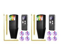 Adiythbm Kit di equipaggiamento paranormale: 8 palline per gatti, kit | Un kit pronto all'uso con 2 misuratori EMF, 2 flauto dolce e 8 palline per gatti per principianti e hobbisti.