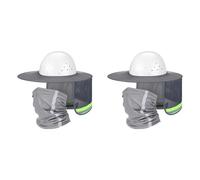 Adiythbm OutdoorReady DustGuard Visibile | Adatto per costruzione, giardinaggio, escursioni e ciclismo, fornisce protezione da sole, e polvere pur rimanendo