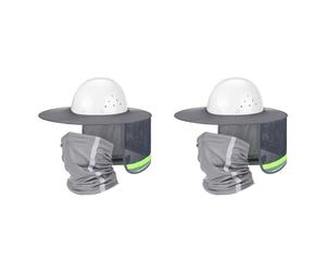 Adiythbm OutdoorReady DustGuard Visibile | Adatto per costruzione, giardinaggio, escursioni e ciclismo, fornisce protezione da sole, e polvere pur rimanendo
