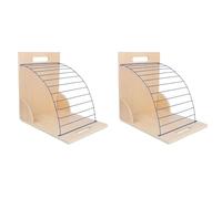 Adiythbm Portablocco per portablocco, facile da montare, in legno e metallo | Include tutti gli accessori per una rapida configurazione; basta avvitare le di legno insieme e inserire il telaio per