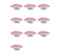 Adiythbm Rosa 100Pcs Turbo | 100 mole rosa, pietra da 10 mm, materiale in polvere per una macinazione efficiente.