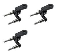 Adiythbm Supporto per bicicletta, profilo sottile minimalista, facile | Il set da 3 include tre supporti, ciascuno 6 x 3 x 5 cm, pronto per l'installazione, si adatta a più biciclette