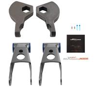 Adj. 1-3" Front Torsion Keys + 2" Shackles Lift Kit 98-03 for Dodge Durango 4WD