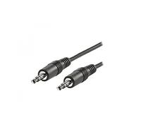 adj 300-00031 - Cavo AV, 3.5 mm, 2 mt, Maschio/Maschio Nero