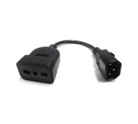 ADJ Cavo per UPS 320-00062 – Presa 16A-LEC F/M, Spina IEC320, 0,2 m