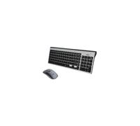 ADJ 520-00020 KW10 PLATINUM KIT TASTIER MOUSE WIRELESS RESISTENTE AGLI SCHIZZI D'ACQUA COLORE SILVER/NERO