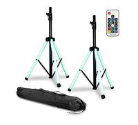 ADJ Color Stand LED Speaker Stand Light Up DJ Performer Coppia in orsa per il trasporto