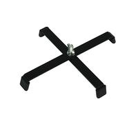 ADJ FS4LB - Supporto a pavimento, 4 rebbi con piedini gommati, colore: nero