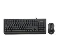 4956080 TASTIERA/MOUSE KIT USB PURE EVO BK 113TASTI MULTIMEDIA/MOUSE 6D ERGONO
