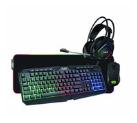 4840781 TASTIERA/MOUSE/CUFFIA/PAD KIT HULK GAMING MULTIMEDIA 4IN1 WIRED ADJ