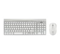 ADJ 520-00019 KW10 PLATINUM KIT TASTIERA+MOUSE WIRELESS COLORE SILVER/BIANCO