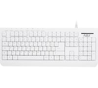 TASTIERA USB MULTIMEDIA PURE TA108 WH 113 TASTI PLUG&PLAY ADJ