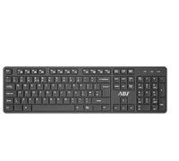 4737449 TASTIERA WIRELESS SILENT KEY BK 103 TASTI ULTRA SLIM PLUG&PLAY ADJ