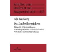 Adja Lea Niang Das Strafbefehlsverfahren (Copertina rigida)