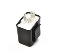 Adjustable 2-Pin LED Flasher Relay 12V for Motorcycle | Adjustable knob sets per flash rate 50-200 c/m, fixes per hyper per flash, fits most 2-pin bikes