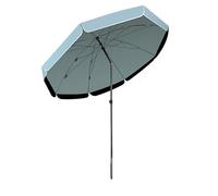 Adjustable 45° Garden Parasol 2m/2.4m/2.8m/3m | UV Protection Waterproof Outdoor Umbrella | Perfect Sun Shade for Patio Balcony Beach (Green)