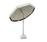 Adjustable 45° Garden Parasol 2m/2.4m/2.8m/3m | UV Protection Waterproof Outdoor Umbrella | Perfect Sun Shade for Patio Balcony Beach (Green)