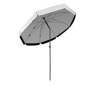 Adjustable 45° Garden Parasol 2m/2.4m/2.8m/3m | UV Protection Waterproof Outdoor Umbrella | Perfect Sun Shade for Patio Balcony Beach (Green)