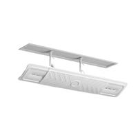 Adjustable AC Vent Air Deflector | Telescopic 23.6-36.2in PP Ceiling Register Wind Redirector Anti-Direct-Blow 180° Angolo Control Multi-Hole Airflow Diverter Cover per Heating Cooling System Bedroom