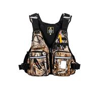 Adjustable Adult Fly Fishing Life Vest with High Buoyancy, Breathable Mesh Fabric, Multiple Zipper Pockets for Secure Storage, for Kayaking, Boating, Swimming, Paddle Boarding(GRIGIO)