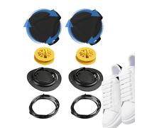 Adjustable and Comfortable: Freely adjust tightness and length for a perf | Adjustable and Comfortable: Freely adjust tightness and length for a perfect fit with these not tie shoelaces. The rotating