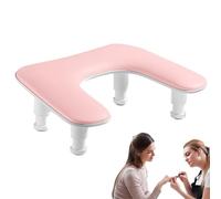 Adjustable Arm Rest, Ergonomic Hand Rest Pad, Comfortable Nail Tech Cushion, 43.5x28x15 cm, Non-Slip Leather Hand Rest Cushion Ideal for Clients Ensuring a Relaxed Nail Care Experience