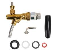 Adjustable Beer Faucet, Beer Faucet Golden Stainless Steel Exquisitely Crafted Bright, Draft Beer Faucet Control for Bars Hotels Restaurants