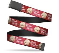 Adjustable Belt, Clamp Buckle, Cut-to-Fit, Black Butler Chibi Edgar Redmond Pose