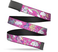Adjustable Belt, Clamp Buckle, Cut-to-Fit, My Little Pony Ponies and Cutie Marks