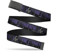 Adjustable Belt, Clamp Buckle, Cut-to-Fit, The Conjuring She Made Me Do It Black