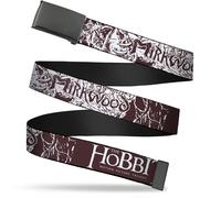 Adjustable Belt, Clamp Buckle, Cut-to-Fit, The Hobbit Trilogy Title Logo and Mir