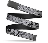 Adjustable Belt, Clamp Buckle, Cut-to-Fit, The Transformers Robots and Text Coll