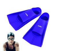 Adjustable Buckles Open Heel Snorkel Fins, Short Swim Flippers
