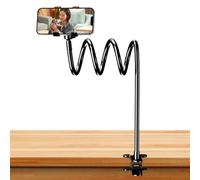 Adjustable Cell Phone HolderBed Laying Down Overhead Stand Tablet Recording | Cell Phone Holder Phone Mount Clamp Tablet Filming Desk Wall Couch Headboard Recliner Chair Bike Dorm Lazy Laying