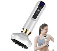 Adjustable Cellulite Massager Machine, Handheld Fat Burning Body Shaping Device, Belly Waist Legs Arms, Portable Massaging Tool for Skin Tightening, Relaxation, Green, Gray, White