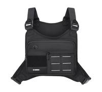 Adjustable Chest Bag, Large Outdoor Vest Pouch, 20L Hiking Chest Pack with Multiple Compartments, Durable Storage Bags, Travel Chests Bag with Comfortable Fit, Adventure Gear for Running, Nero , Se