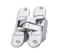 Adjustable Concealed Hinges 180 Degree Invisible Muted Door Hinge Heavy Duty Zincs Alloy Butt