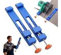 Adjustable Cutting Machine Base Guide, Circular Saw Guide Rail, New Electric Circular Saw Milling Positioning Clamp for Professionals Diy Enthusiasts Precision Cutting and Milling Tasks (2pcs)