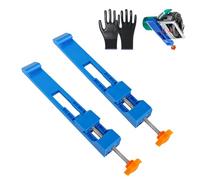 Adjustable Cutting Machine Base Guide for Circular Saws with Anti-Rotation Groove and 8mm Carbon Steel Screw - Precision Wood Cutting Guide Bar (2PCS)