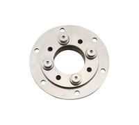 Adjustable Damping Rotating Axis Bearing304 Stainless Steel Circular Flange Plate 360-Degree Arbitrary Overlapping Hole(5.0N.m(hole 50mm))