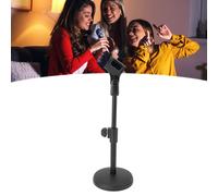 Adjustable Desktop Microphone Stand with Clip & Base for Conference Rooms