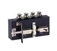 Adjustable Digital Bridge Test Fixture, Portable Multi-Meter Tool, LCR/R apacitance Tester, Gold-Plated Contacts, Frequency Range DC-30MHz, for SMT/SMD Components Tester Multi-Meter