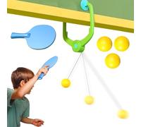 Adjustable Door Trainer - Tavolo Tennis Game for Kids | Frame with Elastic Ball Cord, Hangable Indoor Set, Fun Coordination Tool for Children Teens Beginners Athletes