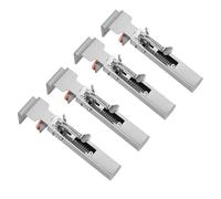 Adjustable Drawer Mounting Clips, Drawer Panel Mounting Retaining Clips, Stainless Steel Tools, Adjustable Mounting Clips for Cabinet Installation (4PCS)