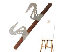 Adjustable Easel Hand Rest Support Bar, Artist Hand Support Bridge Metal Wrist Rest Stand | Self-Locking Gravitys Artist Wrist Stand With Adjustable Height & Angle For Drawing, Sketching,Artwork