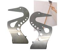 Adjustable Easel Hand Rest Support Bar, Artist Hand Support Bridge Metal Wrist Rest Stand | Self-Locking Gravitys Artist Wrist Stand With Adjustable Height & Angle For Drawing, Sketching,Artwork